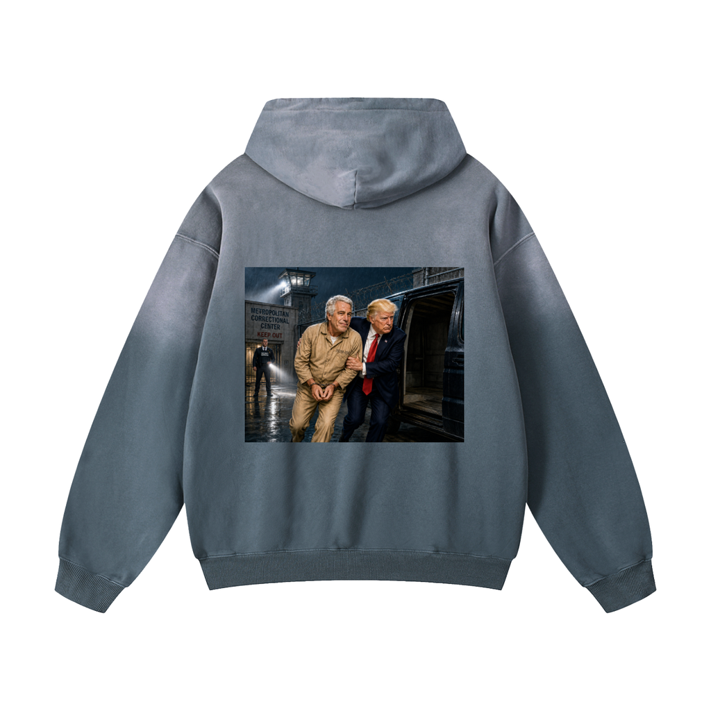 “Extraction” Heavyweight Sunfade Oversized Hoodie