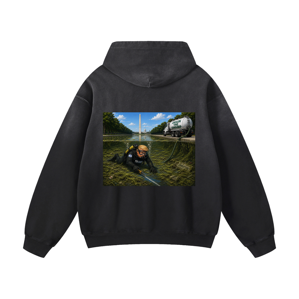 “Vandal” Heavyweight Sunfade Oversized Hoodie
