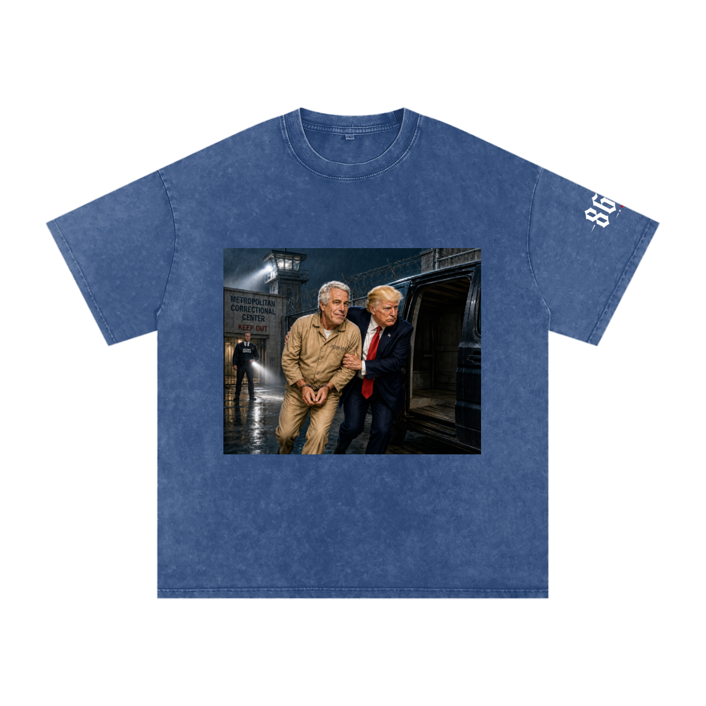 “Extraction” Snow Washed Oversized Cotton T-Shirt