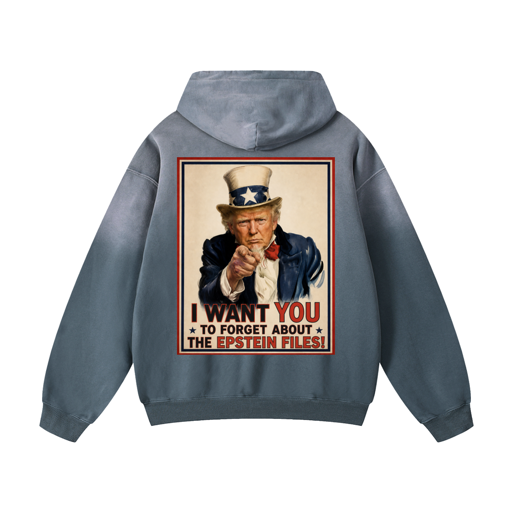 “Uncle Shame” Heavyweight Sunfade Oversized Hoodie