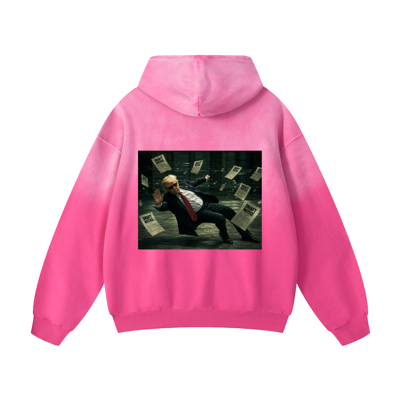“Draft Dodger” Heavyweight Sunfade Oversized Hoodie