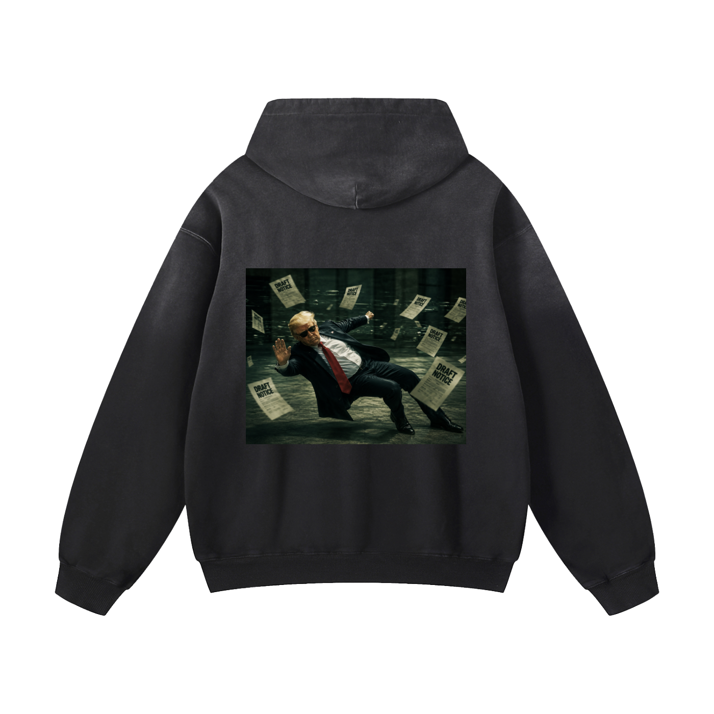 “Draft Dodger” Heavyweight Sunfade Oversized Hoodie