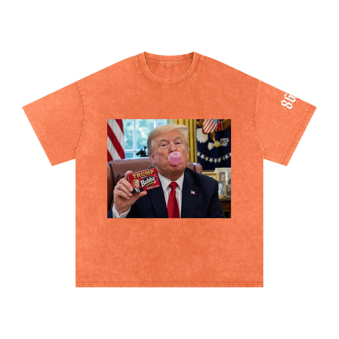 “Blowin’ Bubba” Snow Washed Oversized Cotton T-Shirt