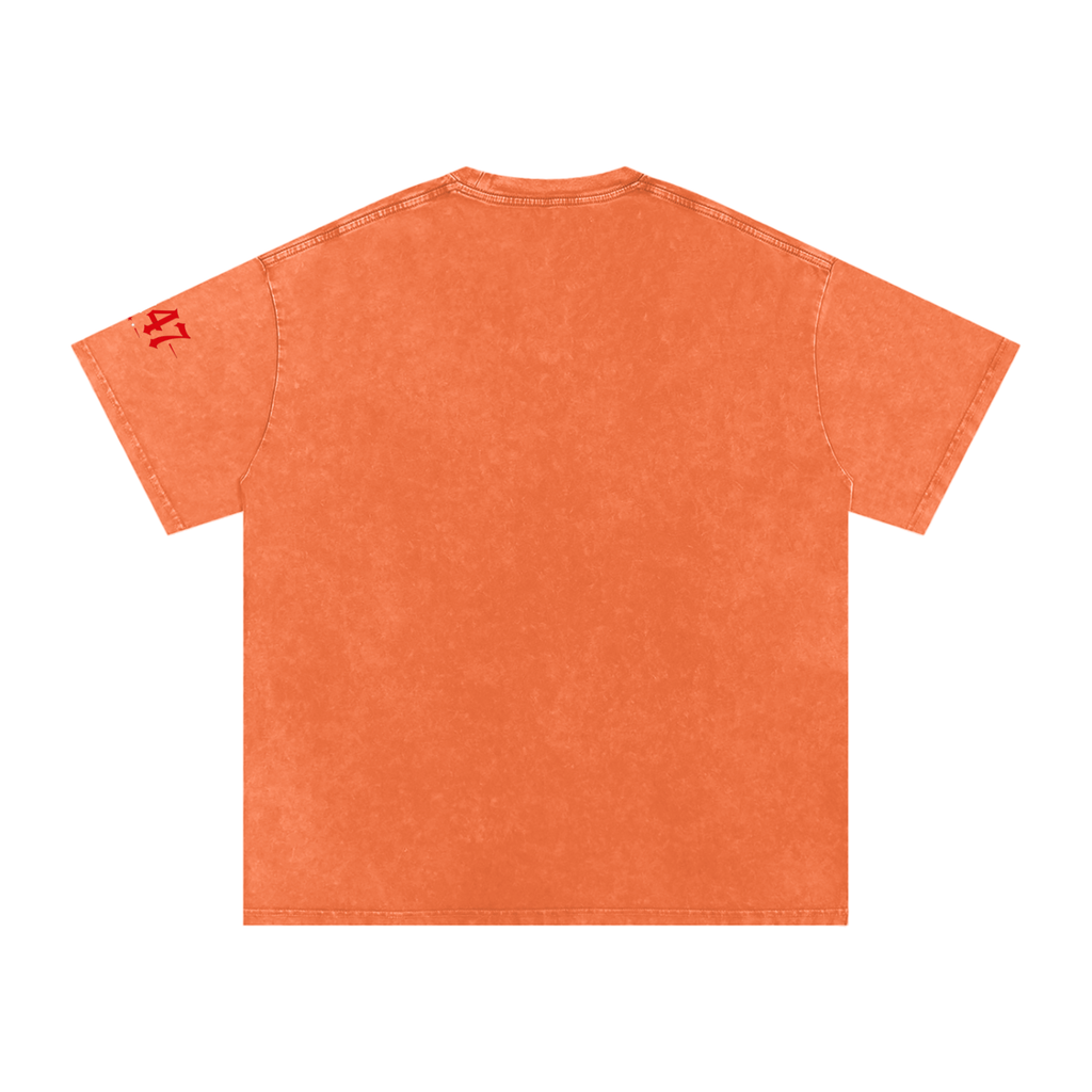 “Blowin’ Bubba” Snow Washed Oversized Cotton T-Shirt