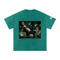 “Draft Dodger” Snow Washed Oversized Cotton T-Shirt