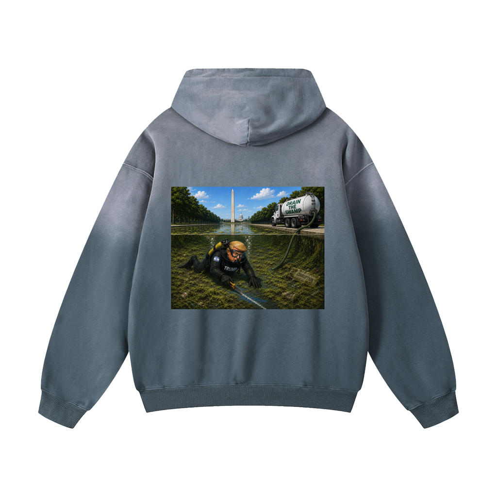 “Vandal” Heavyweight Sunfade Oversized Hoodie