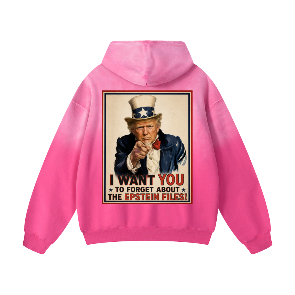 “Uncle Shame” Heavyweight Sunfade Oversized Hoodie