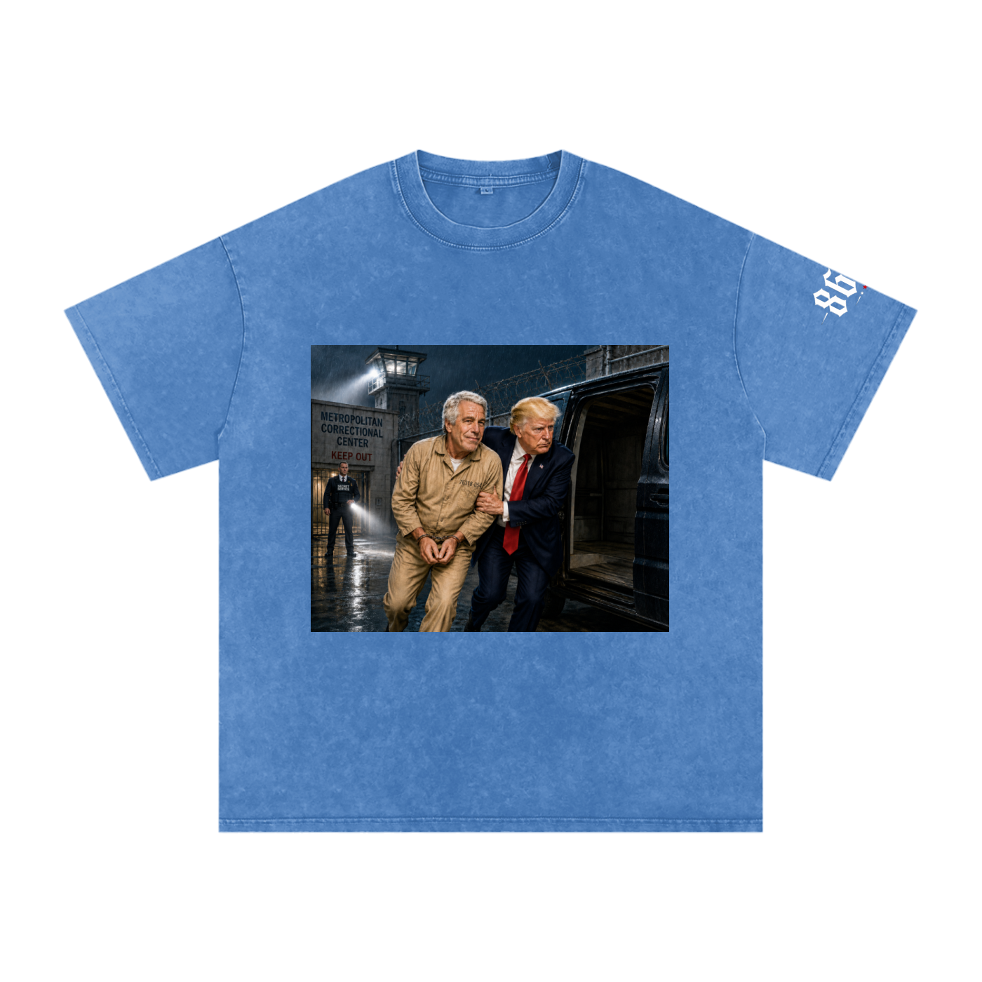 “Extraction” Snow Washed Oversized Cotton T-Shirt