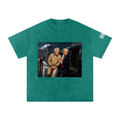 “Extraction” Snow Washed Oversized Cotton T-Shirt